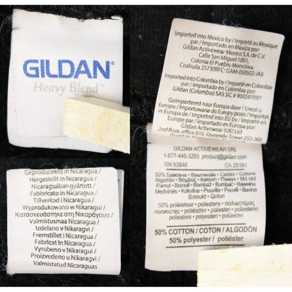 Gildan Black Japan Hoodie Travel Beauty Arm Japanese Characters Mountain Tokyo - Picture 6 of 6